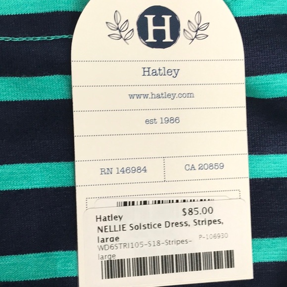 Hatley navy, stripped, colour block dress - Picture 4 of 4